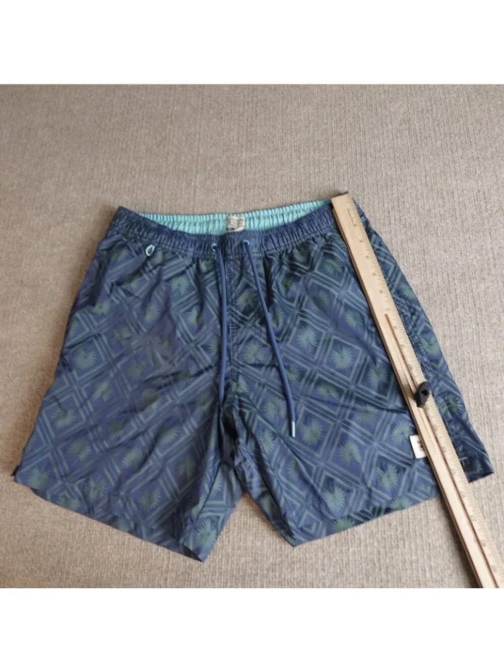 Scotch & Soda Shorts Small Geometric Lined Drawstring